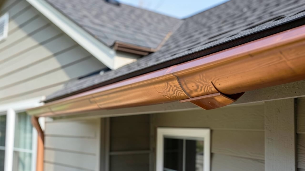 Copper Gutter Installation in Asheville, NC in Asheville