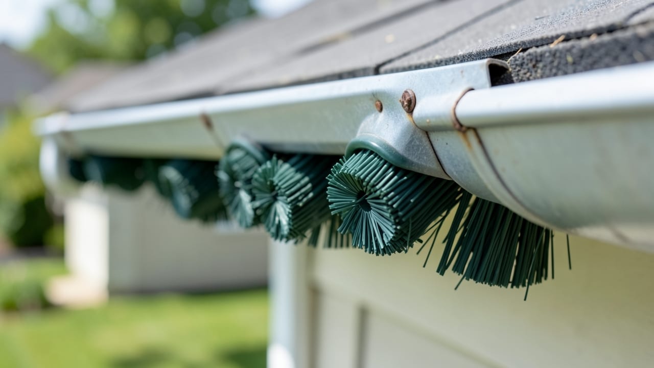 Gutter Brush Guard Installation in Asheville, NC in Asheville