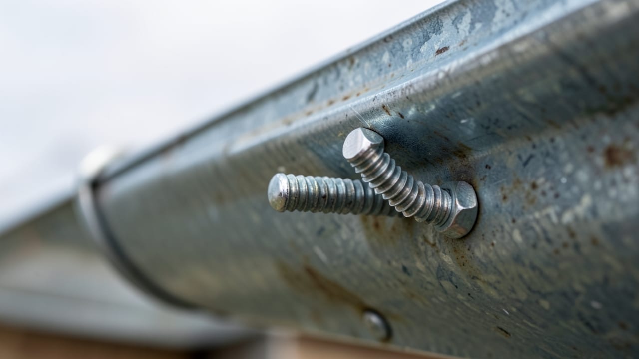 Metal Roof Gutter Attachment in Asheville, NC in Asheville