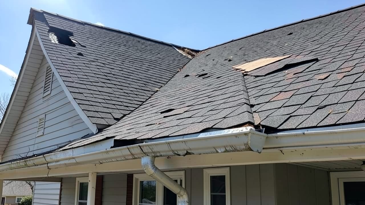 Storm Damage Gutter Cleanup in Asheville, NC in Asheville