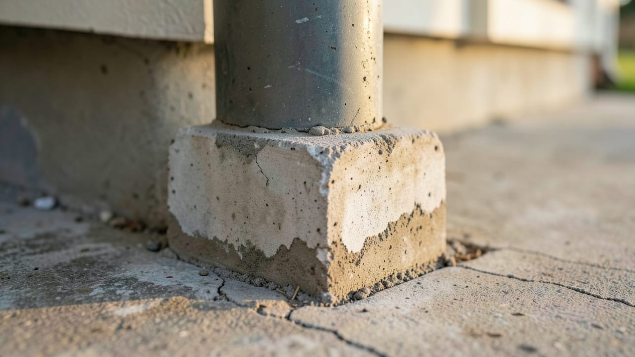 Concrete Downspout Base Repair in Boca Raton, FL in Boca Raton