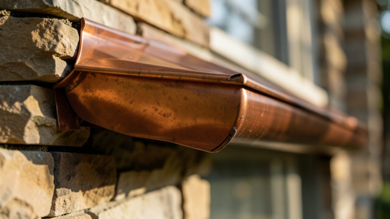 Stone Veneer Gutter Flashing in Boca Raton, FL in Boca Raton