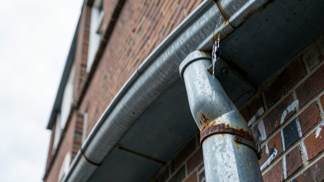 Stairwell Gutter Water Flow Test in Broomfield, CO in Broomfield