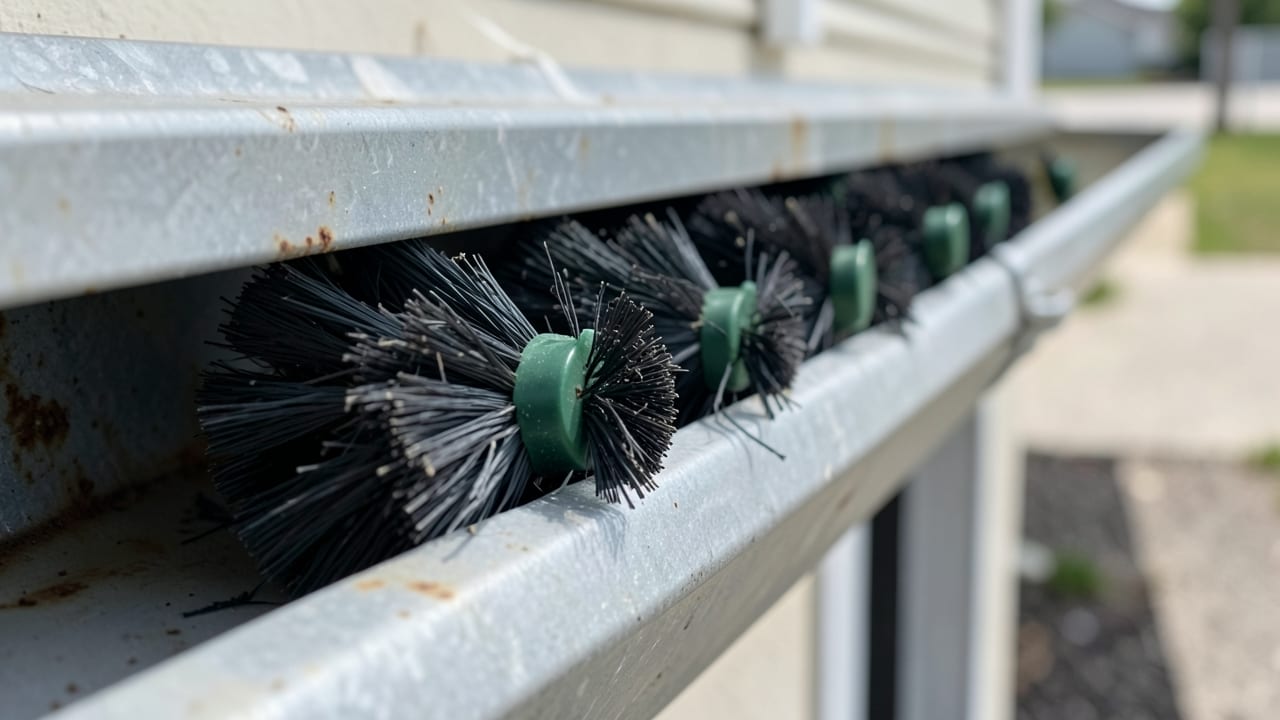 Gutter Brush Guard Installation in Brunswick, OH in Brunswick