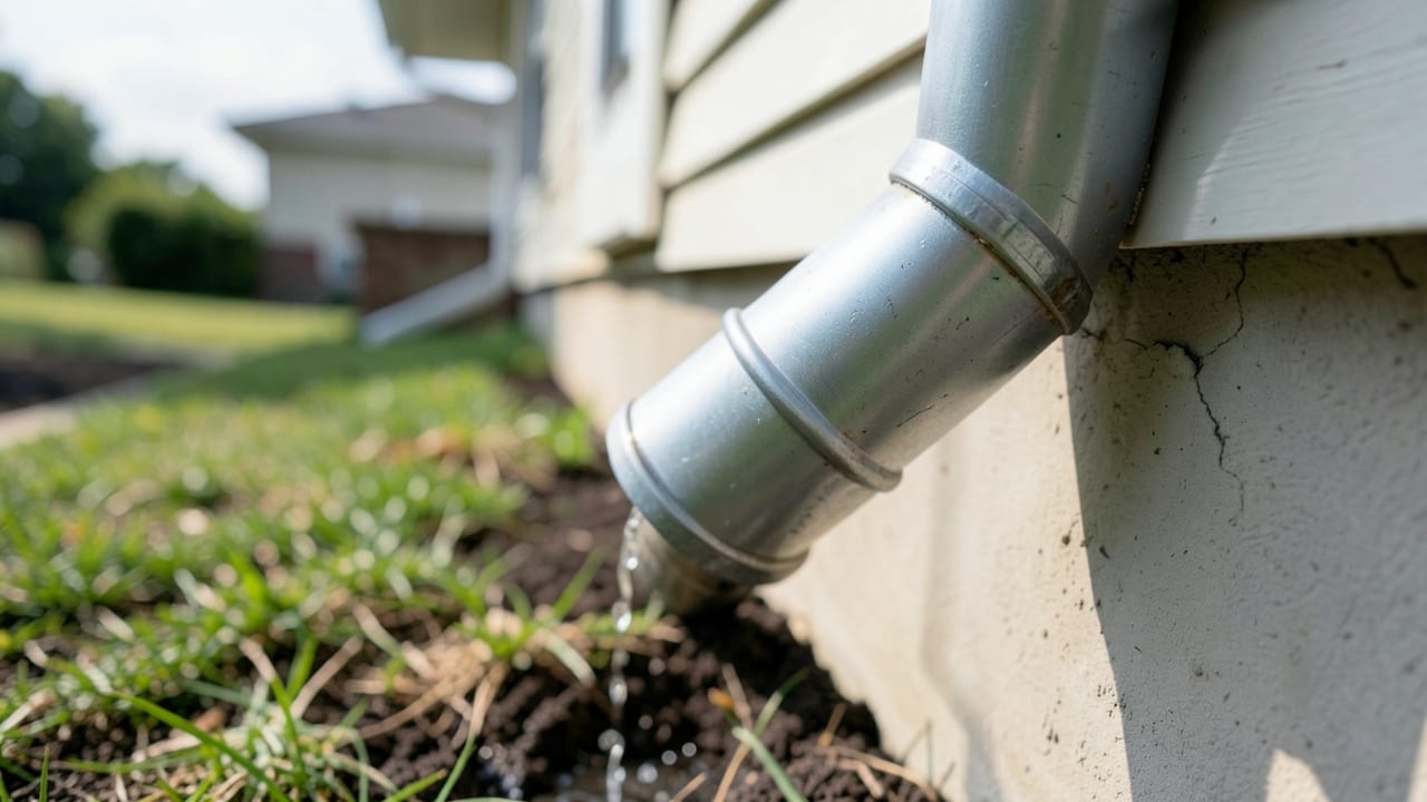 Gutter Downspout Extension in Brunswick, OH in Brunswick