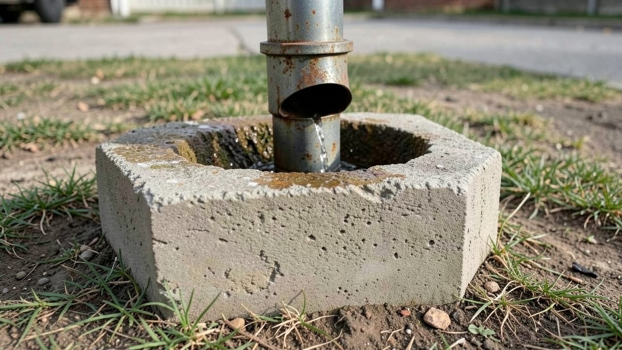 Gutter Splash Block Installation in Brunswick, OH in Brunswick