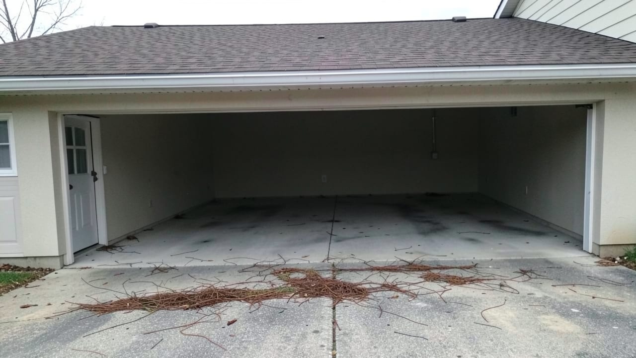 Garage Gutter Debris Clearance in Clayton, NC in Clayton