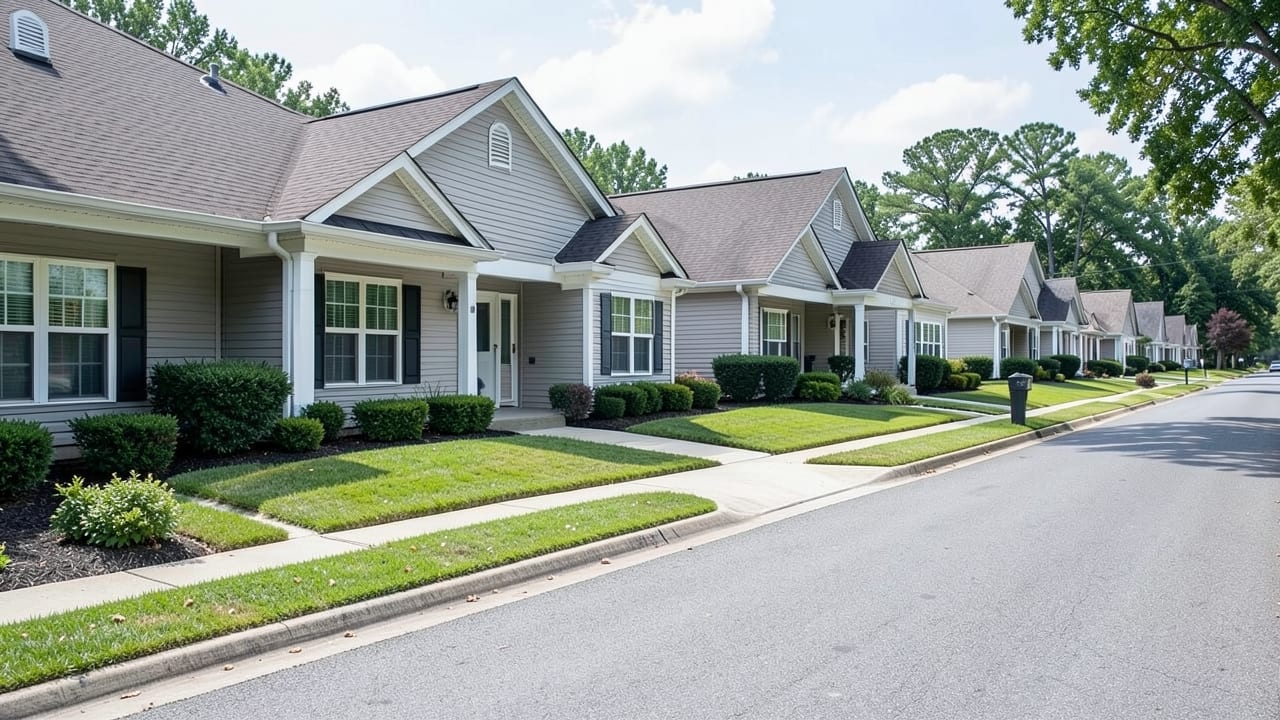 HOA Community Gutter Cleanout in Clayton, NC in Clayton
