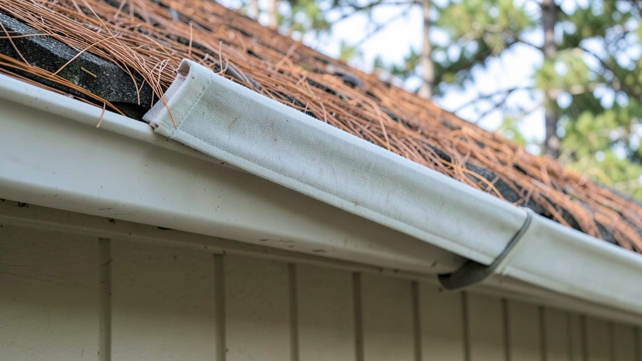 Fabric Gutter Guard Cleaning in Johns Creek, GA in Johns Creek