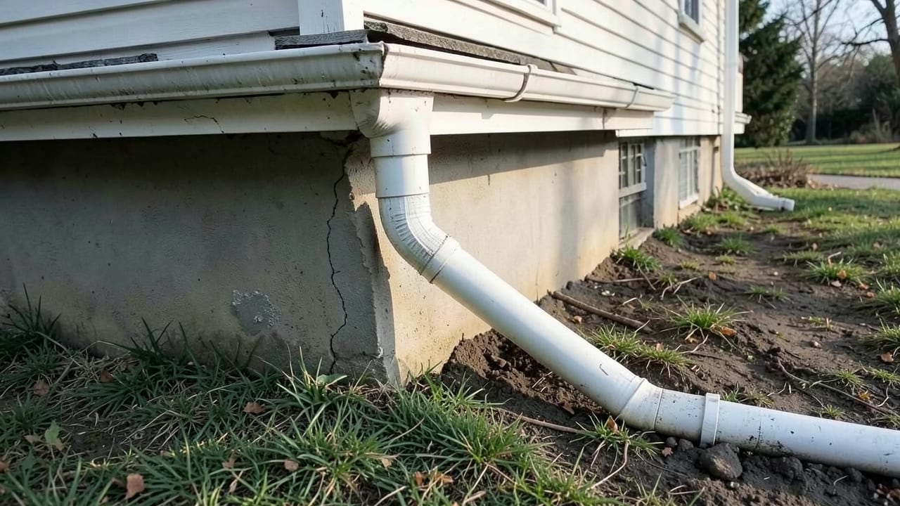 Gutter Downspout Extension in Johns Creek, GA in Johns Creek