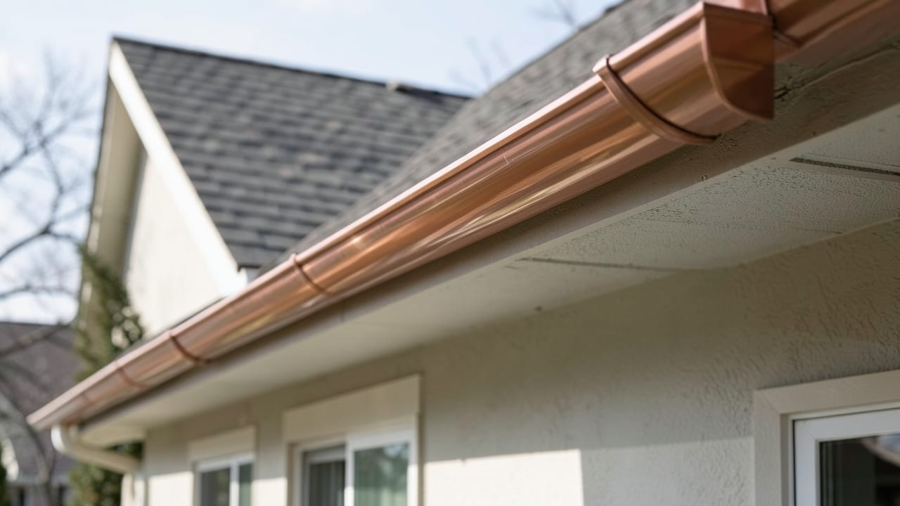 Copper Gutter Installation in Lake Oswego, OR in Lake Oswego
