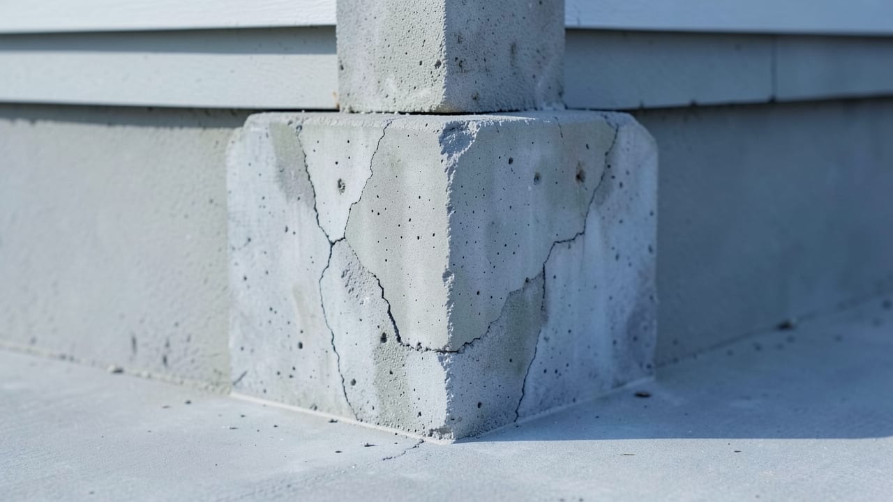 Concrete Downspout Base Repair in Louisville, KY in Louisville