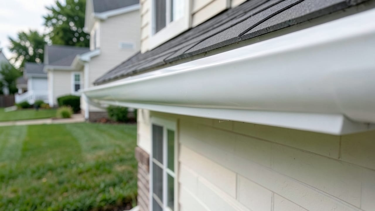 Vinyl Gutter Installation in Louisville, KY in Louisville