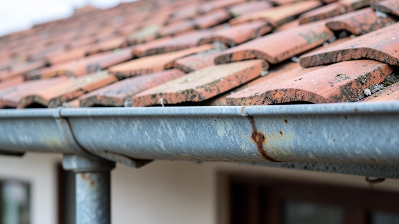 Tile Roof Gutter Debris Removal in Martinsburg, WV in Martinsburg