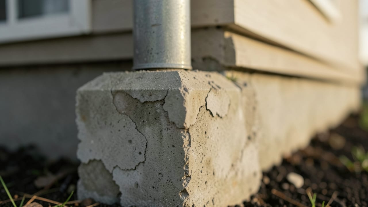 Concrete Downspout Base Repair in Newnan, GA in Newnan