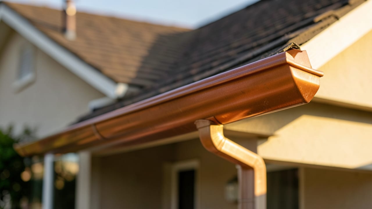 Copper Gutter Installation in Newnan, GA in Newnan