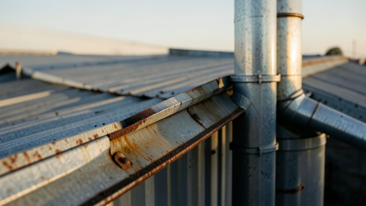Warehouse Industrial Gutter Clearing in Newnan, GA in Newnan