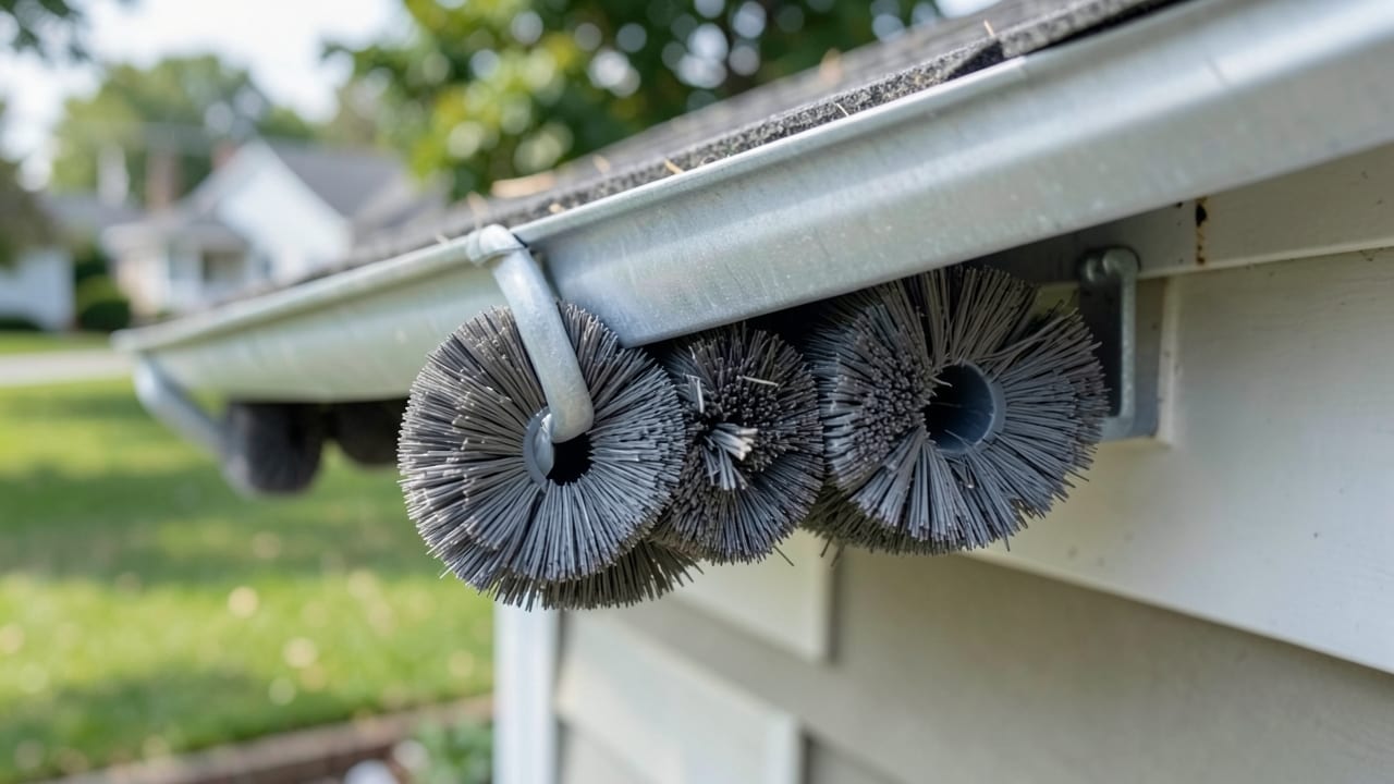 Gutter Brush Guard Installation in Noblesville, IN in Noblesville