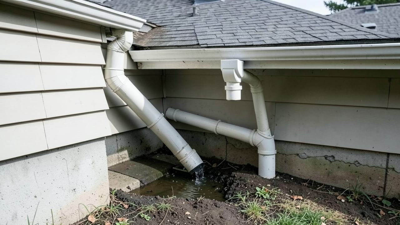 Gutter Downspout Extension in Noblesville, IN in Noblesville