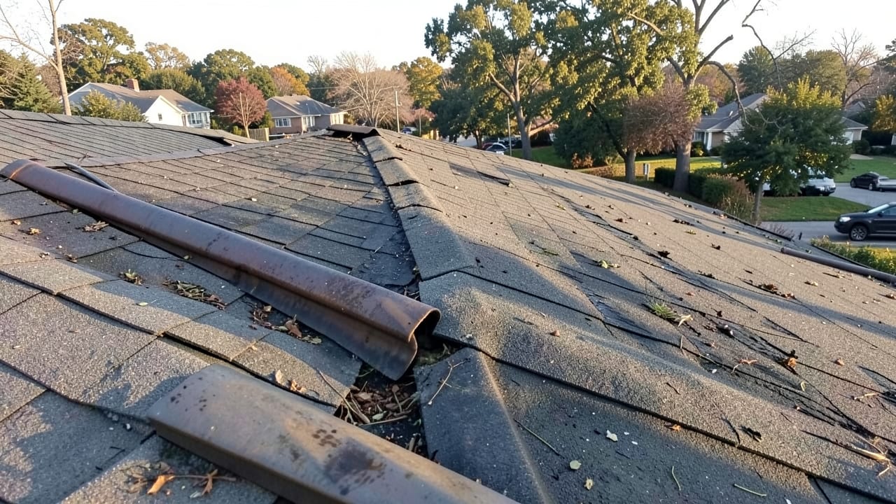 Storm Damage Gutter Cleanup in Noblesville, IN in Noblesville