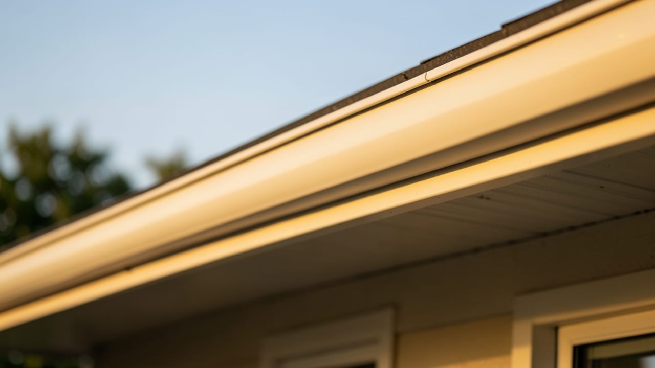 Vinyl Gutter Installation in Olympia, WA in Olympia