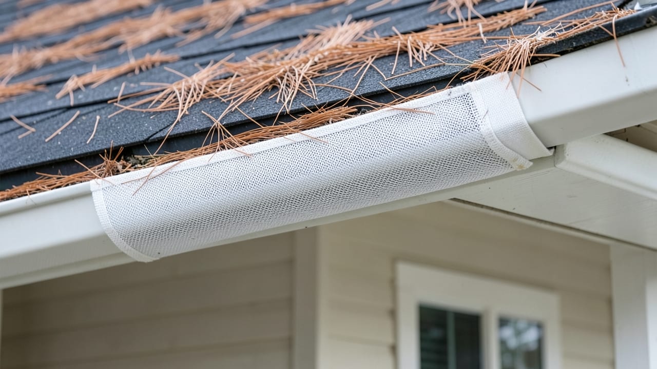Fabric Gutter Guard Cleaning in Puyallup, WA in Puyallup