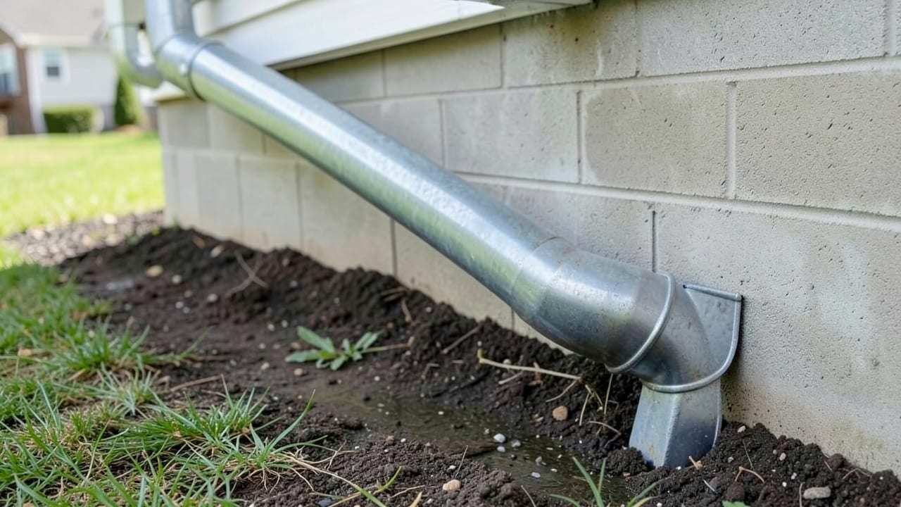 Gutter Downspout Extension in Puyallup, WA in Puyallup