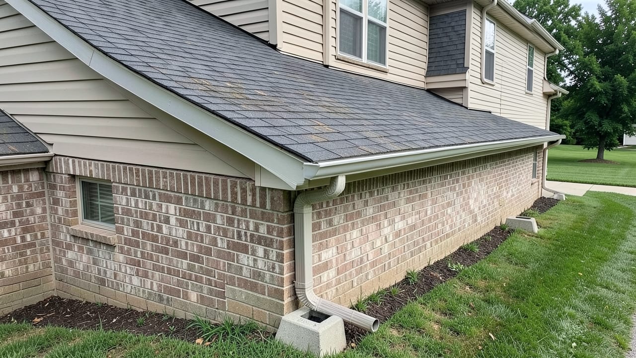 Overflowing Gutter Water Diversion in Puyallup, WA in Puyallup