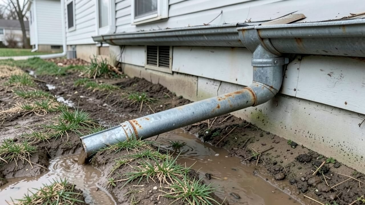Gutter Downspout Extension in Redmond, WA in Redmond