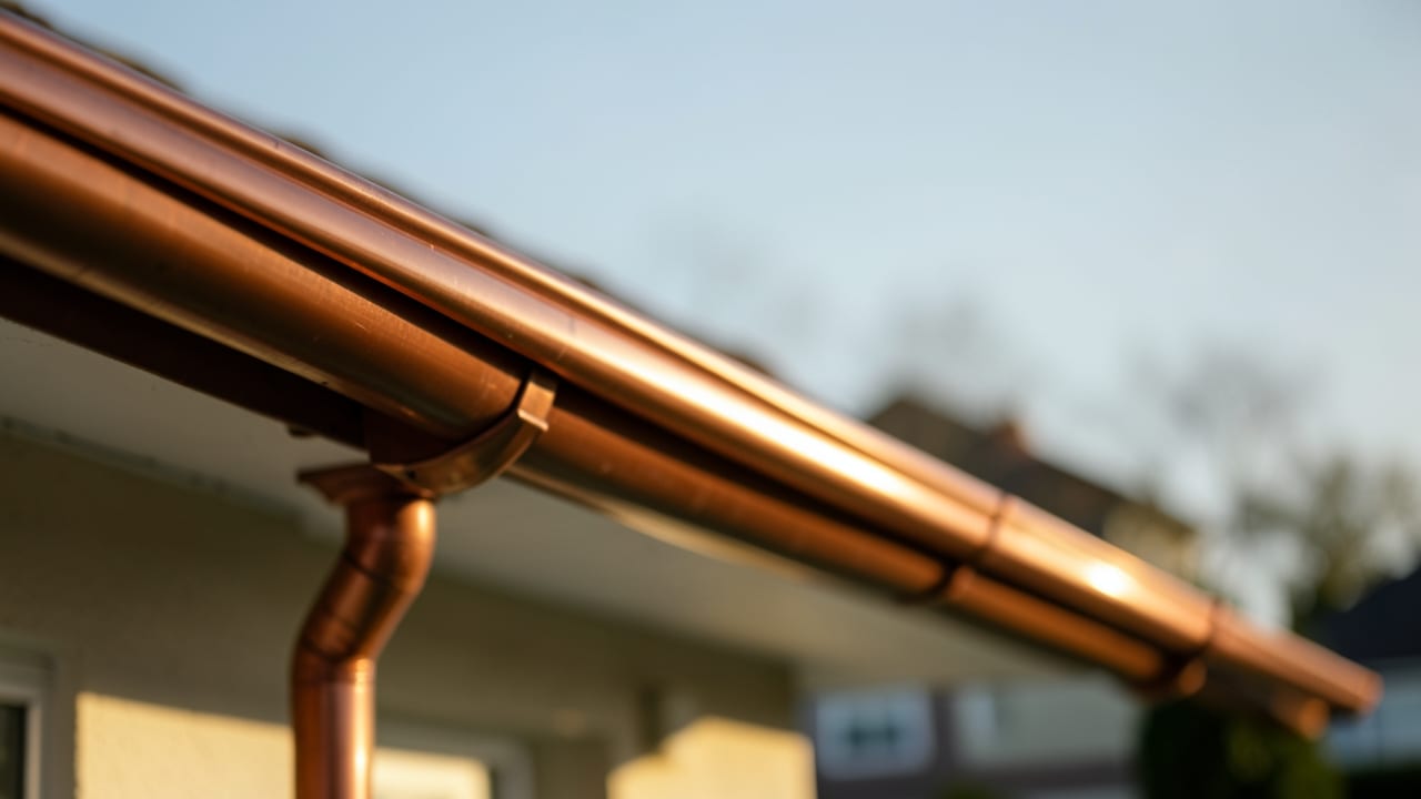 Copper Gutter Installation in Rochester Hills, MI in Rochester Hills