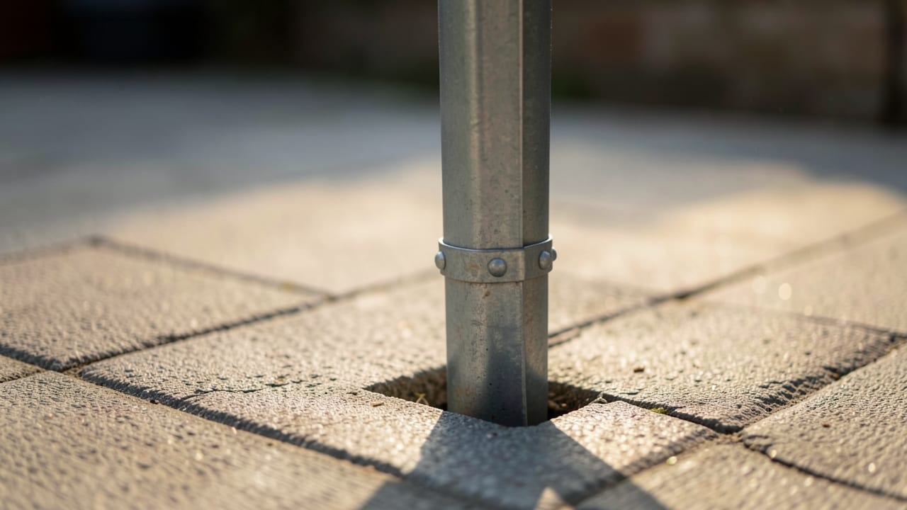 Patio Gutter Downspout Alignment in Rochester Hills, MI in Rochester Hills