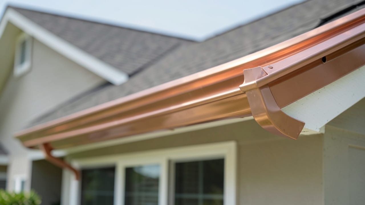 Copper Gutter Installation in Tigard, OR in Tigard
